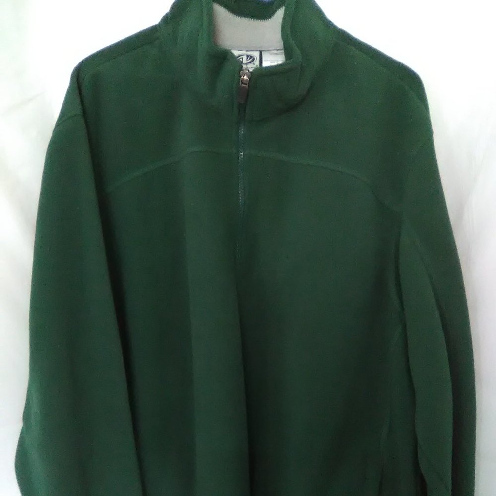 Athletic Works Men's Fleece Quarter Zip Pullover Color Hunter Lodge Size…